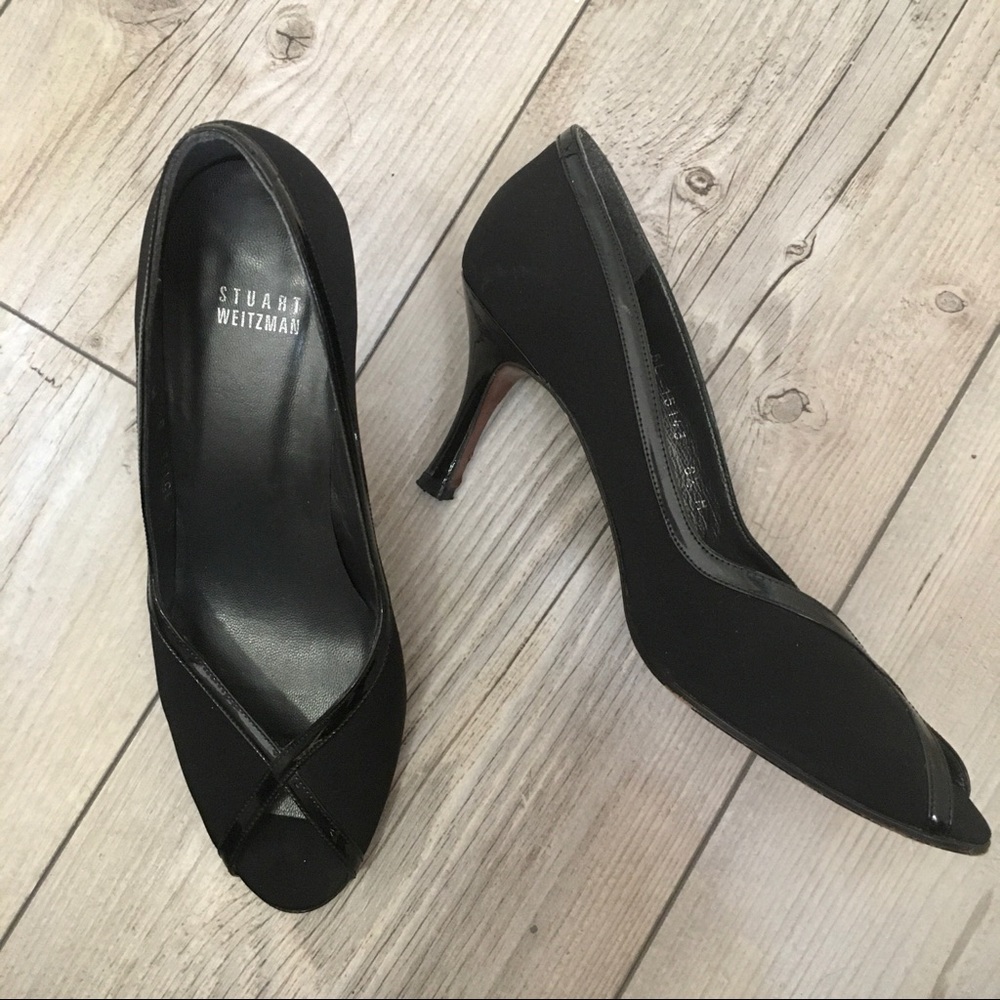 Stuart Weitzman Peep Toe Heels